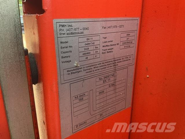  PMH EK 11 شاحنات ذات رافعات شوكية تعمل بالكهرباء