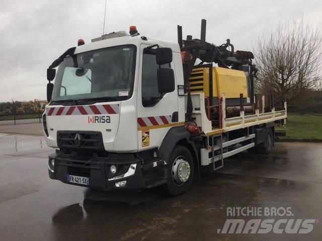 Renault D250 شاحنات المعدات  المحمولة لحفر الآبار
