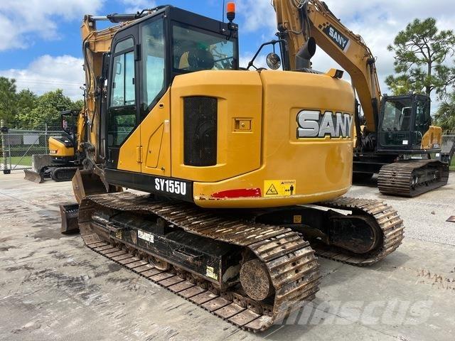Sany SY155U حفارات زحافة
