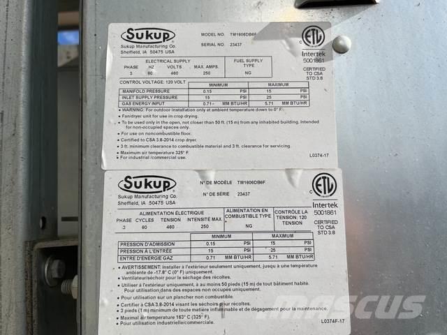 Sukup TM1606 مجفف بذور