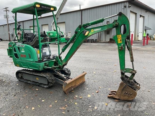 Takeuchi TB216 حفارات زحافة