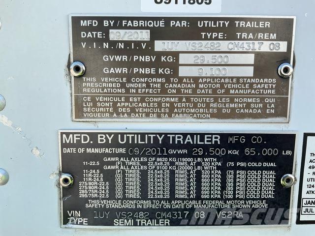 Utility VS2RA نصف مقطورات بدرجة حرارة قابلة للضبط