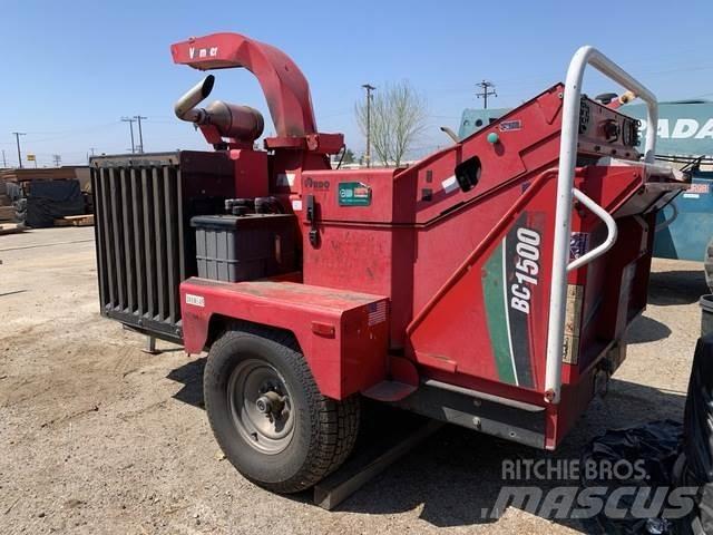 Vermeer BC1500 ماكينات تقطيع أخشاب الحراجة
