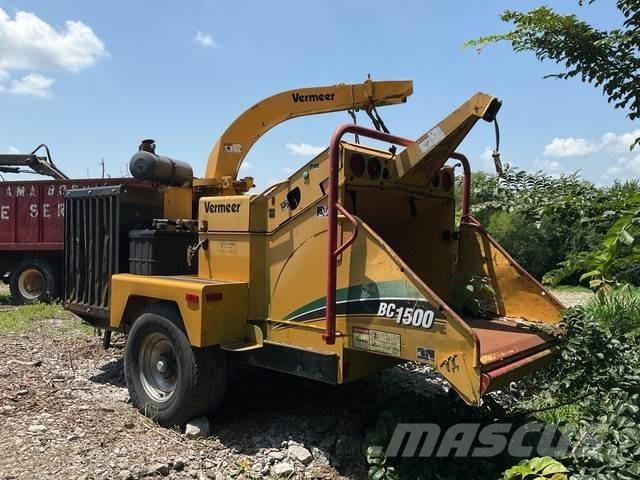 Vermeer BC1500 ماكينات تقطيع أخشاب الحراجة
