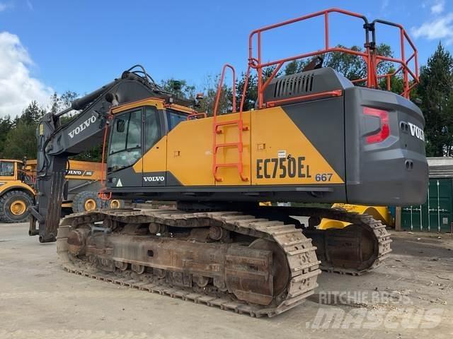 Volvo EC750EL حفارات زحافة