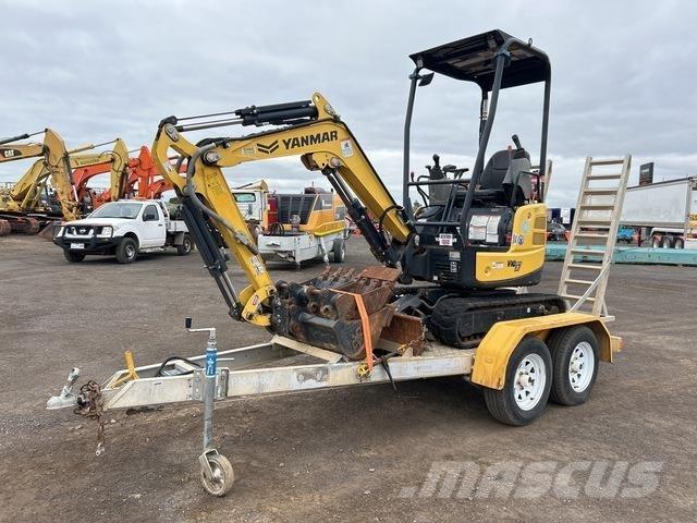 Yanmar ViO17-A حفارات صغيرة أقل من 7 طن (حفارات صغيرة)