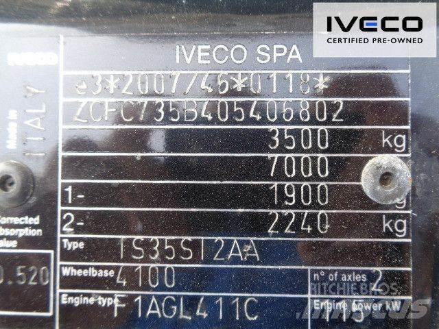 Iveco 35S16 شاحنات ذات هيكل صندوقي