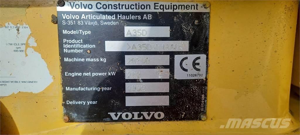 Volvo A35D ساحبات مفصلية
