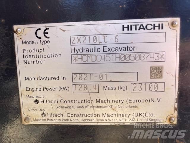 Hitachi ZX210LC-6 حفارات زحافة