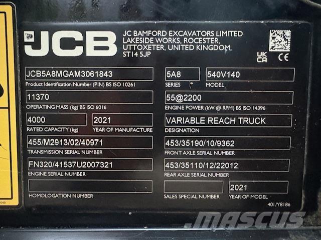 JCB 540-140 مناولات متداخلة