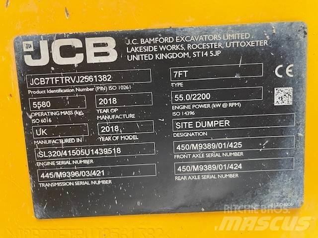 JCB 7T-1 عربات نقل قلابة للمواقع