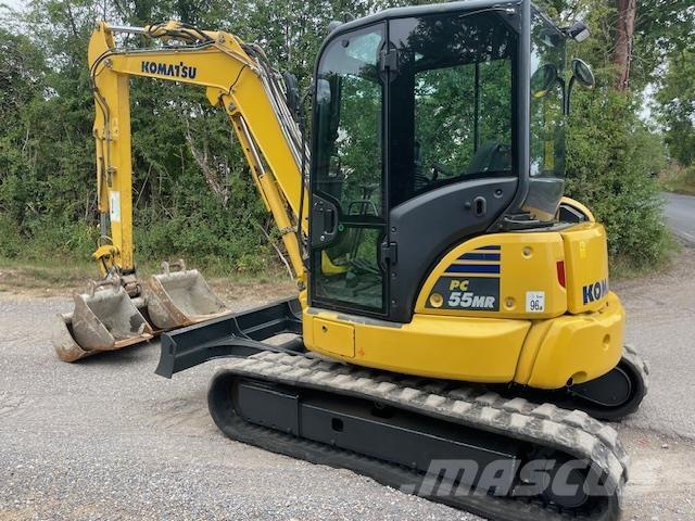 Komatsu PC55 MR-5 حفارات وسط 7 طن - 12 طن