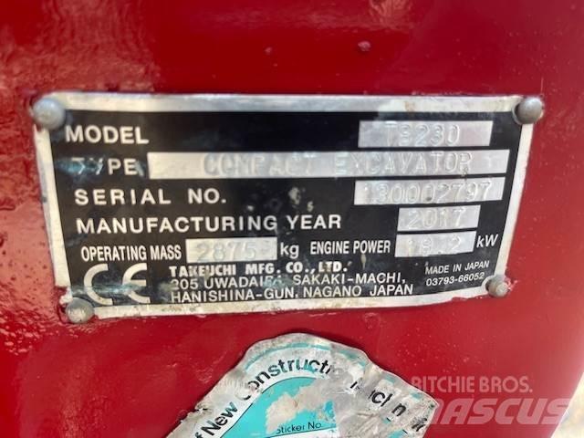 Takeuchi TB230 حفارات وسط 7 طن - 12 طن