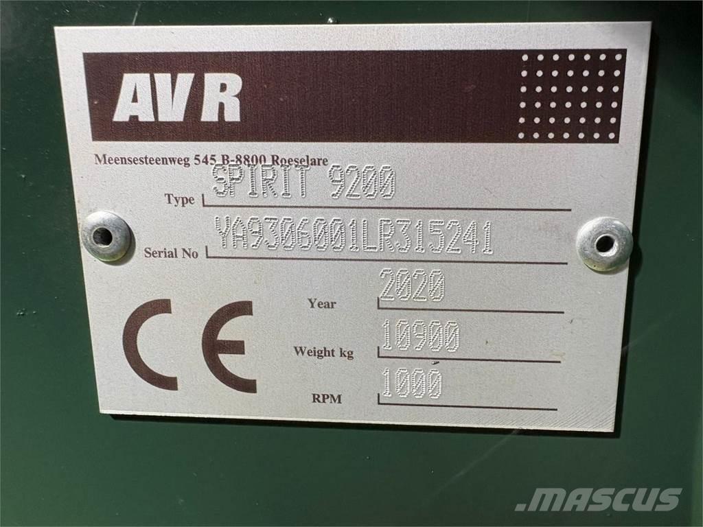 AVR SPIRIT 9200 حفارات وحصادات البطاطس