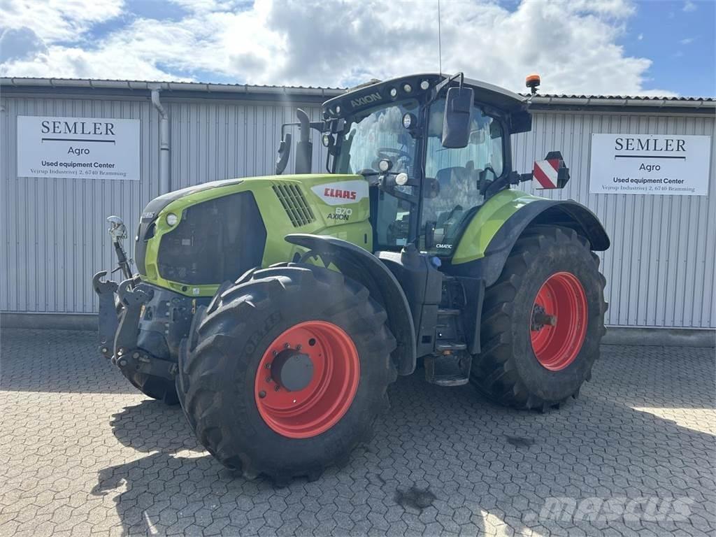 CLAAS AXION 870 الجرارات