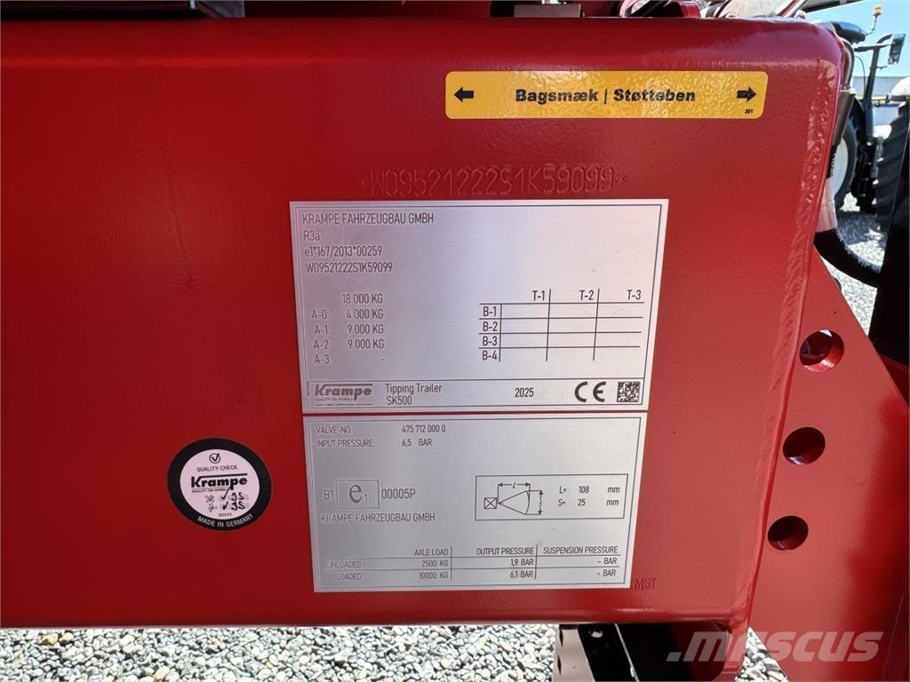 Krampe SK500 مداحل أحادية الأسطوانة