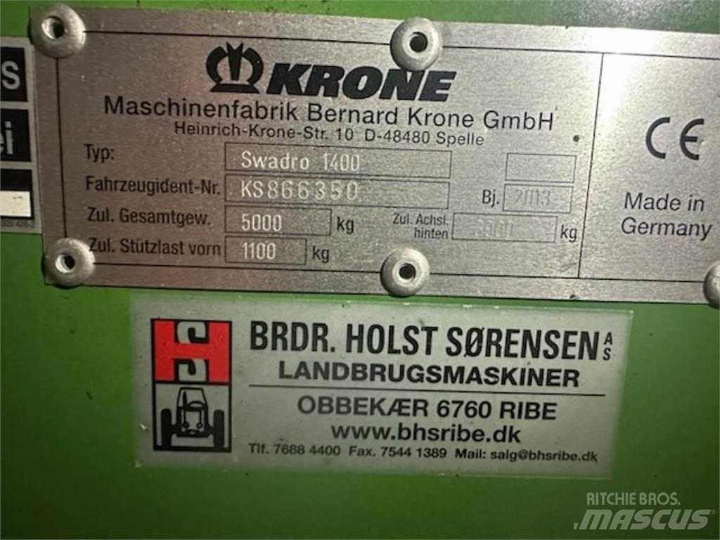 Krone SWADRO 1400 مكابس وميبسات التبن
