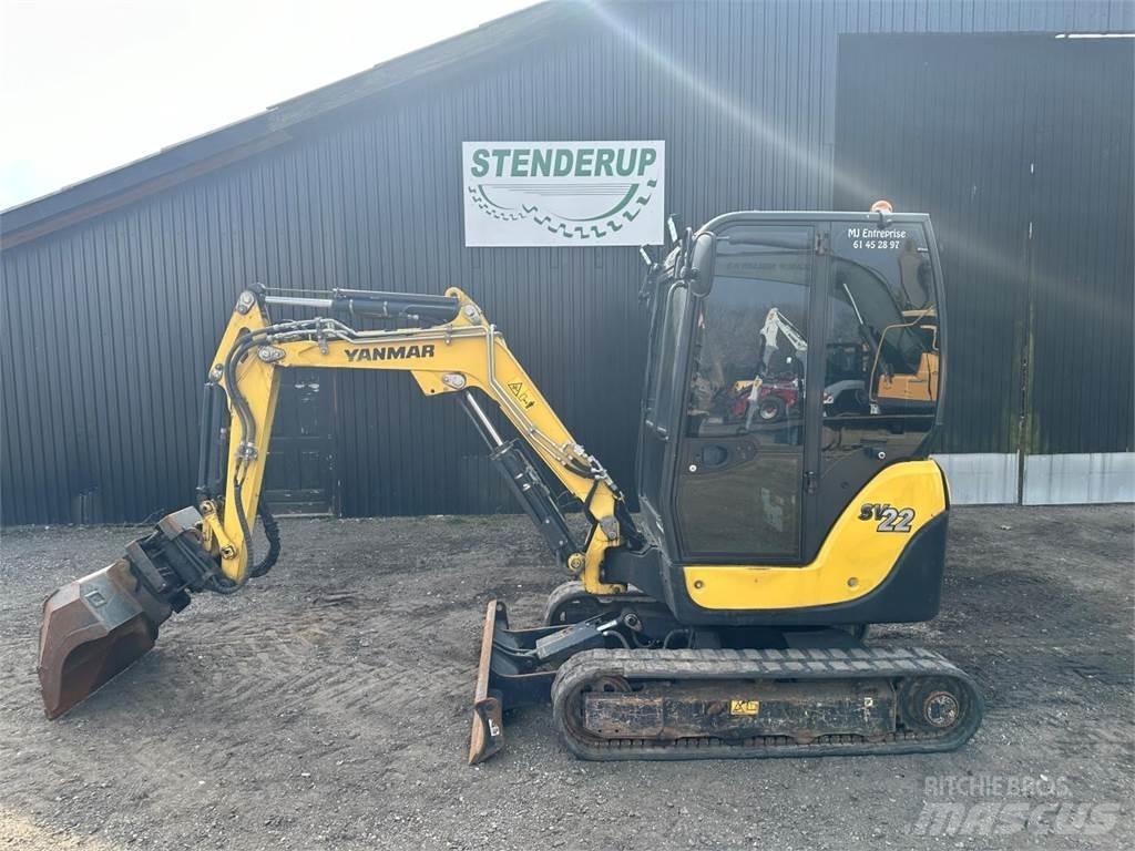 Yanmar SV22 حفارات صغيرة أقل من 7 طن (حفارات صغيرة)
