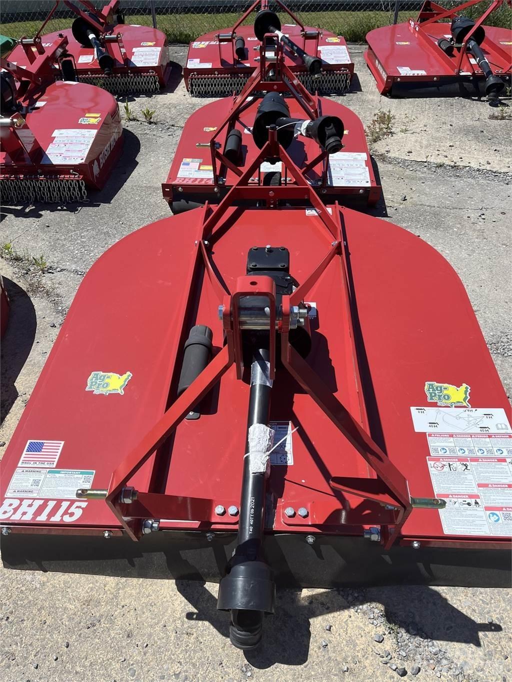 Bush Hog BH115 آلات تمزيق الحزم وتقطيعها ونشرها