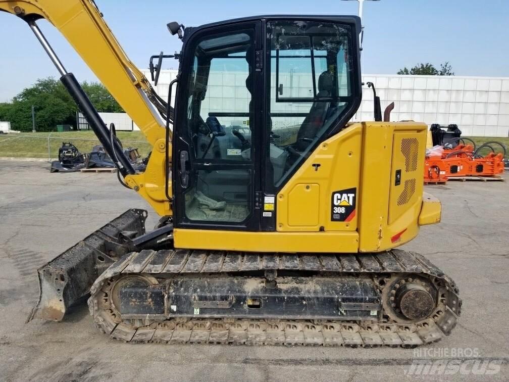 CAT 308CR حفارات صغيرة أقل من 7 طن (حفارات صغيرة)