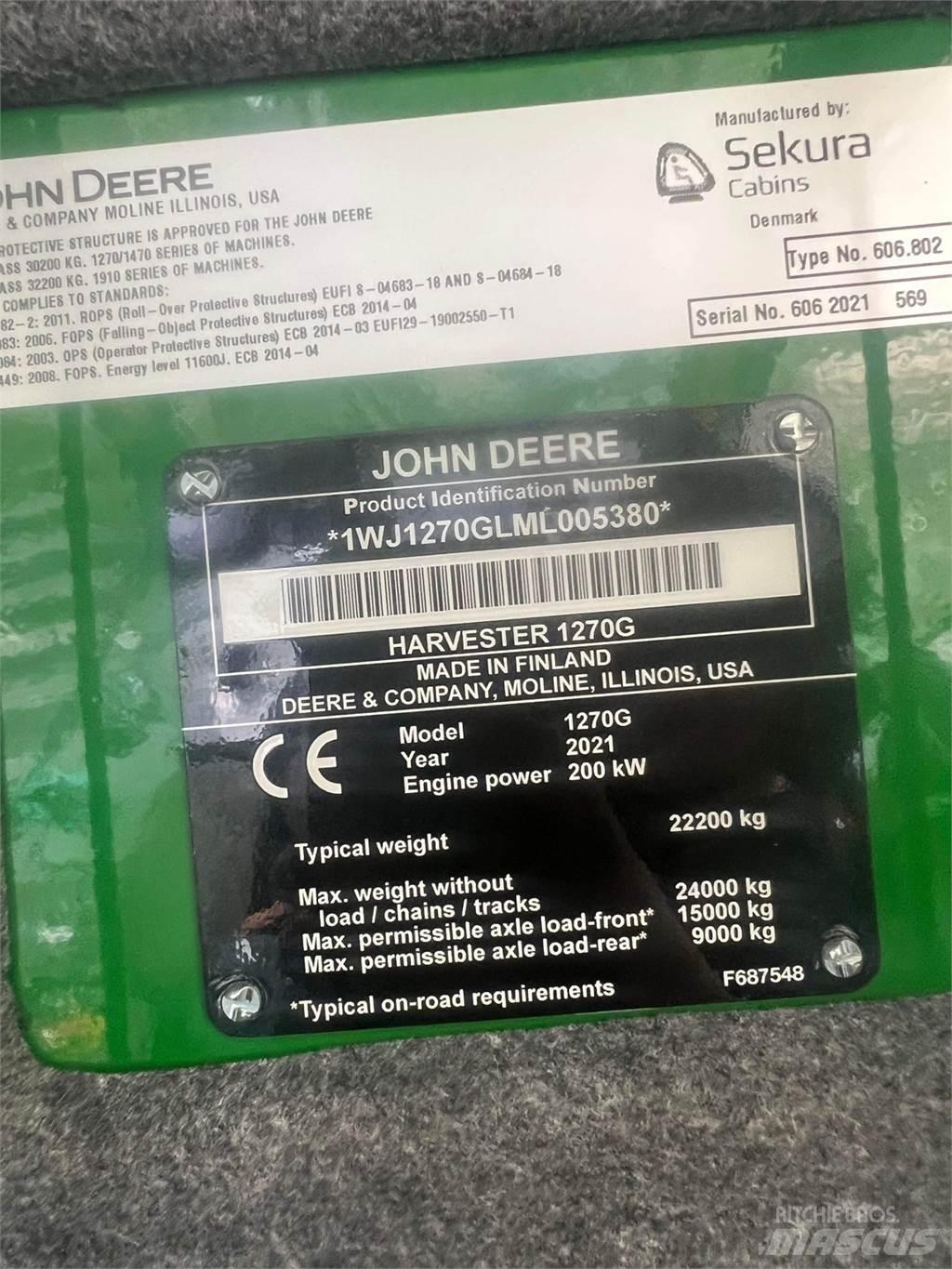 John Deere 1270G حصادات
