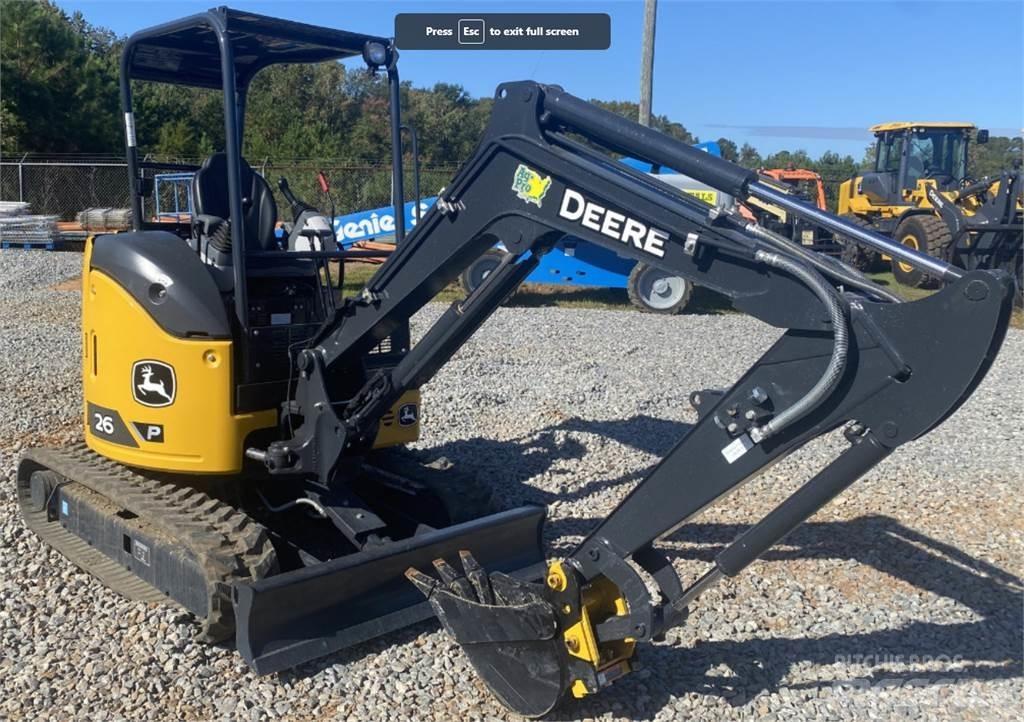 John Deere 26 P حفارات صغيرة أقل من 7 طن (حفارات صغيرة)