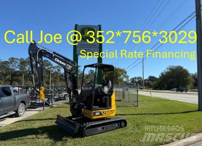 John Deere 26 P حفارات صغيرة أقل من 7 طن (حفارات صغيرة)