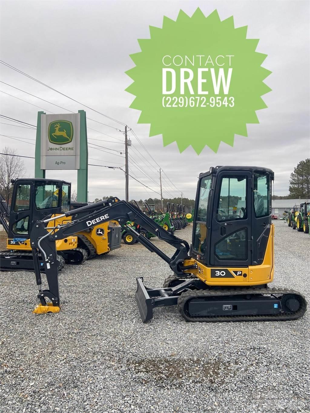 John Deere 30 P حفارات صغيرة أقل من 7 طن (حفارات صغيرة)