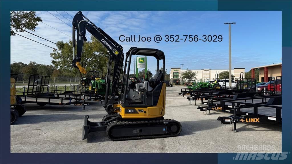 John Deere 30 P حفارات صغيرة أقل من 7 طن (حفارات صغيرة)