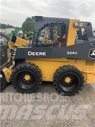 John Deere 324G لوادر انزلاقية التوجيه
