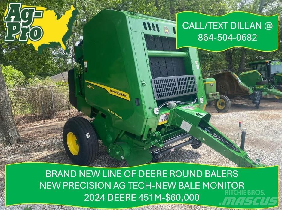 John Deere 451M محزمات مستديرة