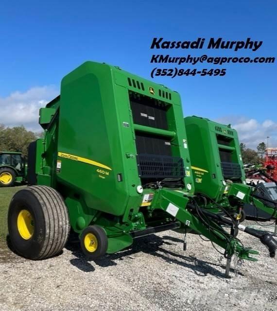 John Deere 460M محزمات مستديرة