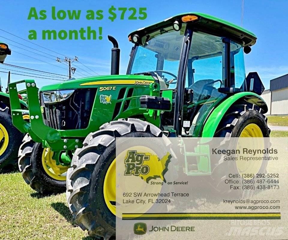 John Deere 5067E الجرارات