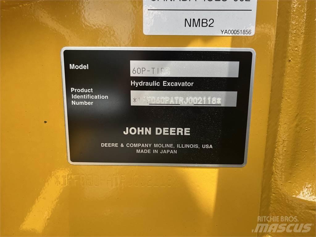 John Deere 60 P حفارات صغيرة أقل من 7 طن (حفارات صغيرة)