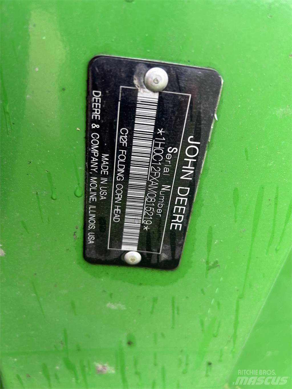 John Deere C12F ملحقات الحصادات