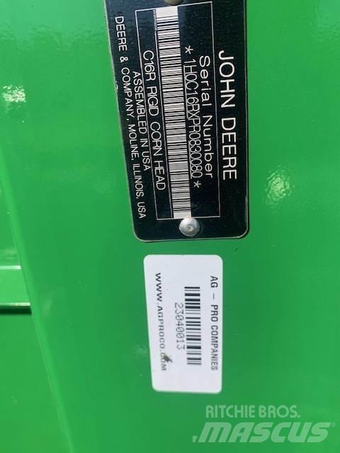 John Deere C16R ملحقات الحصادات