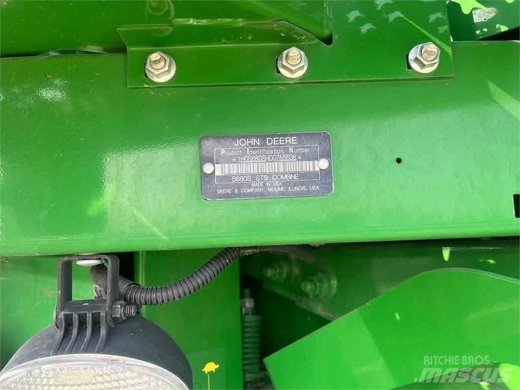 John Deere S680 حصادات