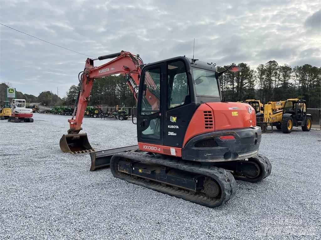 Kubota KX080-4 حفارات زحافة