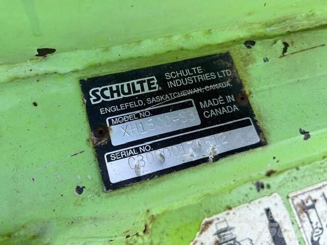 Schulte XH-1500 آلات تمزيق الحزم وتقطيعها ونشرها