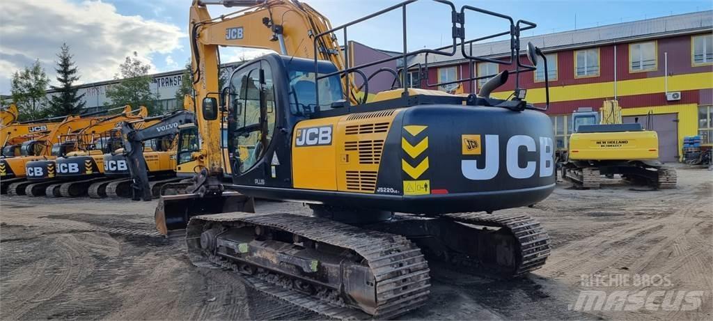 JCB JS220LC Plus + حفارات زحافة
