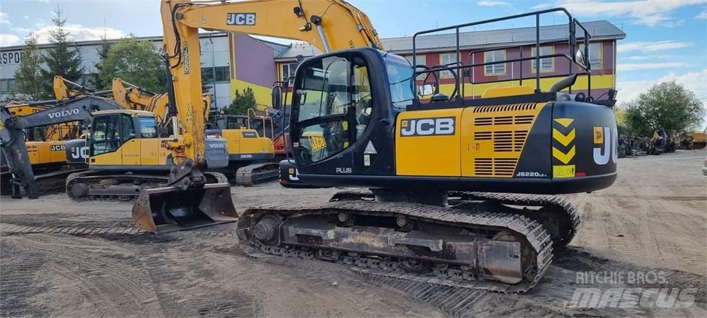 JCB JS220LC Plus + حفارات زحافة