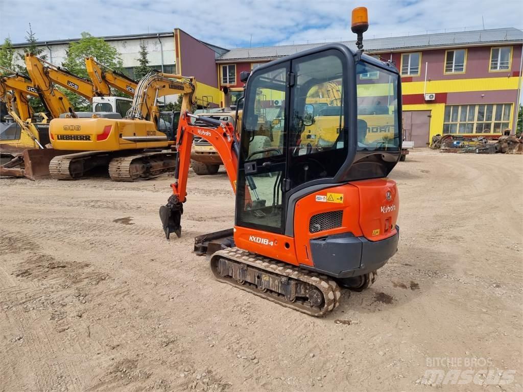 Kubota KX 018-4 حفارات صغيرة أقل من 7 طن (حفارات صغيرة)