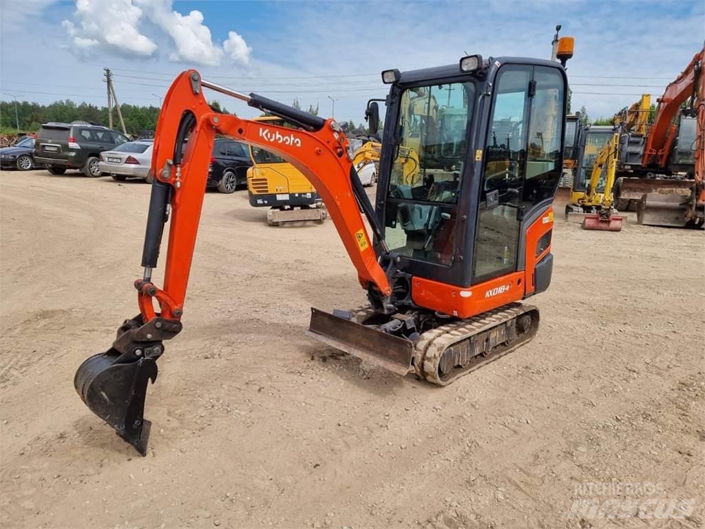 Kubota KX 018-4 حفارات صغيرة أقل من 7 طن (حفارات صغيرة)