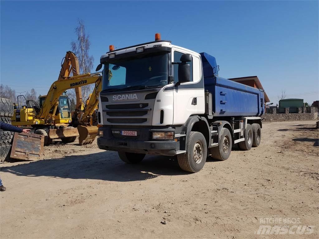 Scania G480 8x4 شاحنات لوادر