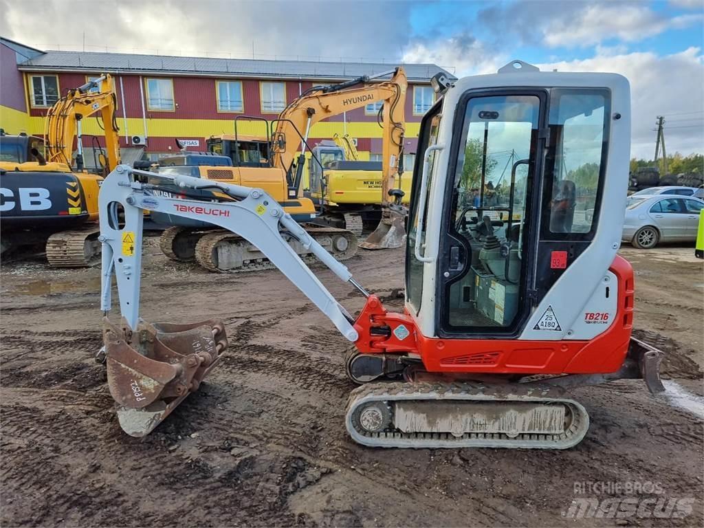 Takeuchi TB216 حفارات صغيرة أقل من 7 طن (حفارات صغيرة)