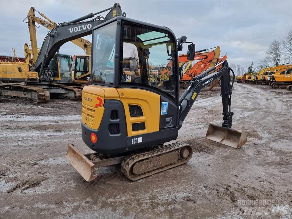 Volvo EC18D حفارات صغيرة أقل من 7 طن (حفارات صغيرة)