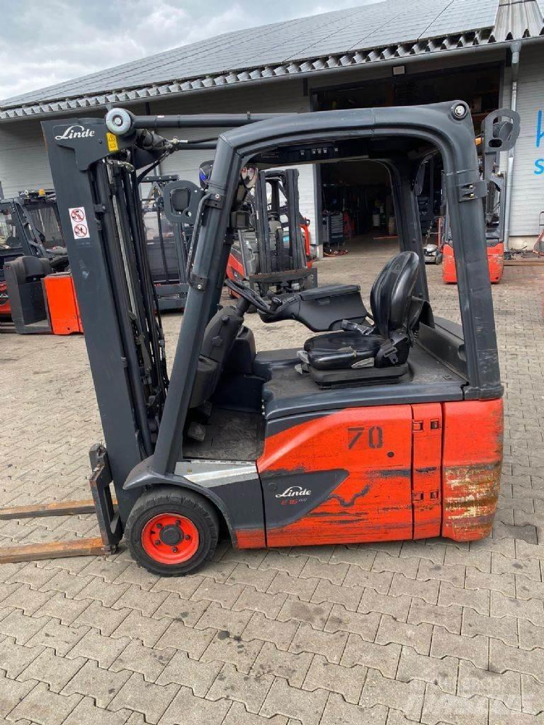 Linde E 16-02 شاحنات ذات رافعات شوكية تعمل بالكهرباء