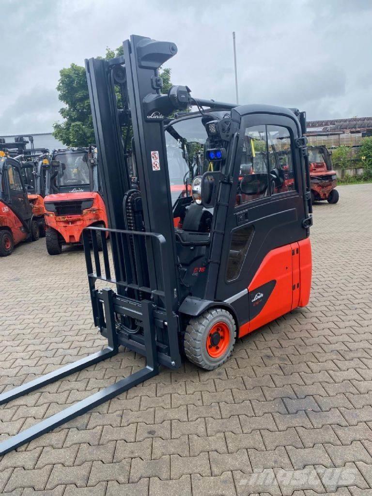 Linde E 16-02 شاحنات ذات رافعات شوكية تعمل بالكهرباء