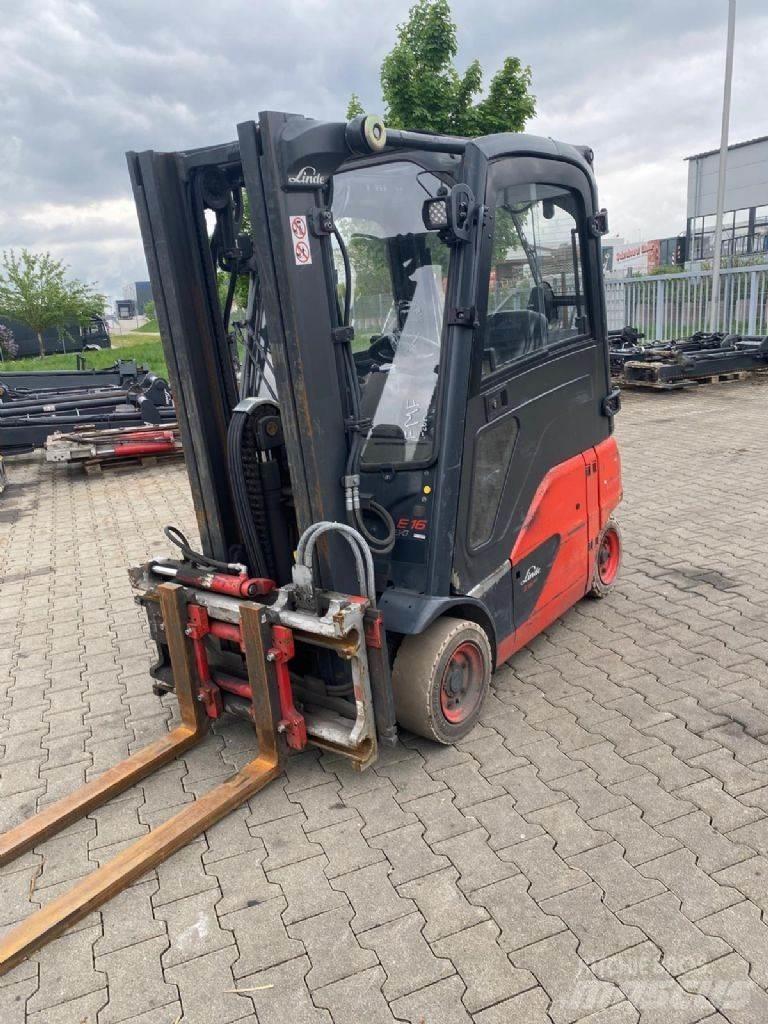 Linde E 16 P-02 شاحنات ذات رافعات شوكية تعمل بالكهرباء