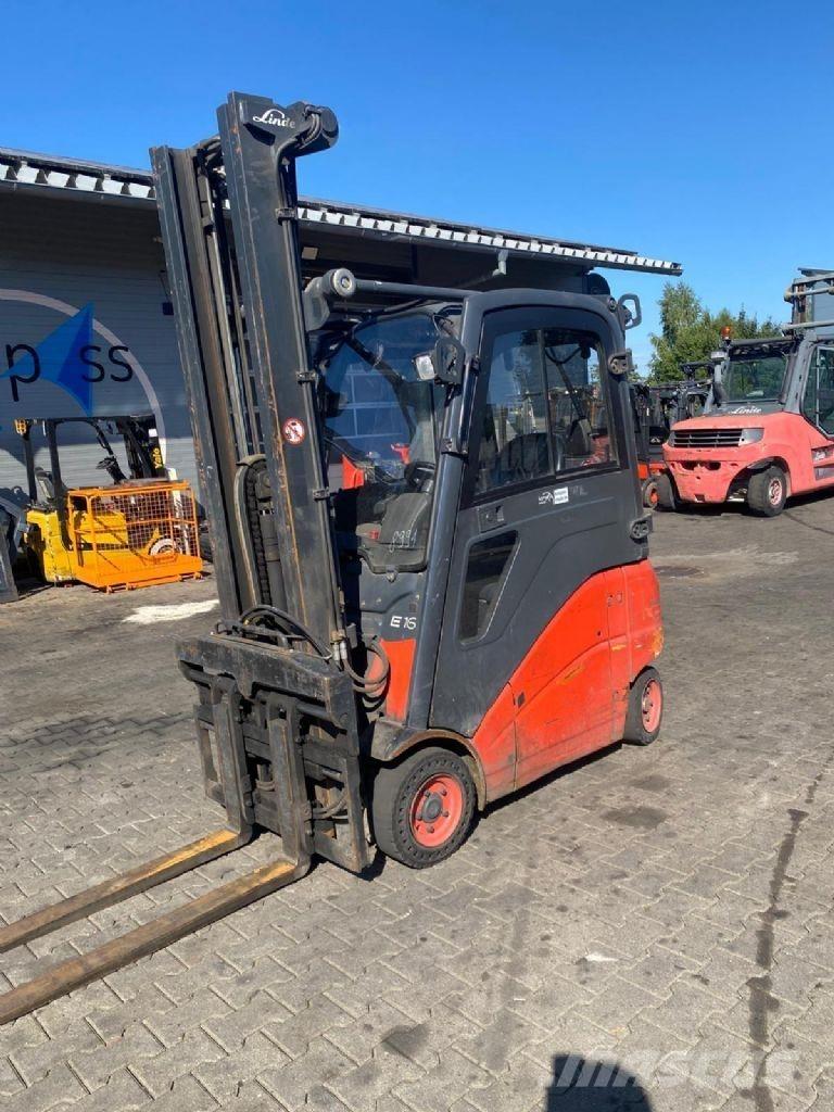 Linde E 16 PH-01 شاحنات ذات رافعات شوكية تعمل بالكهرباء